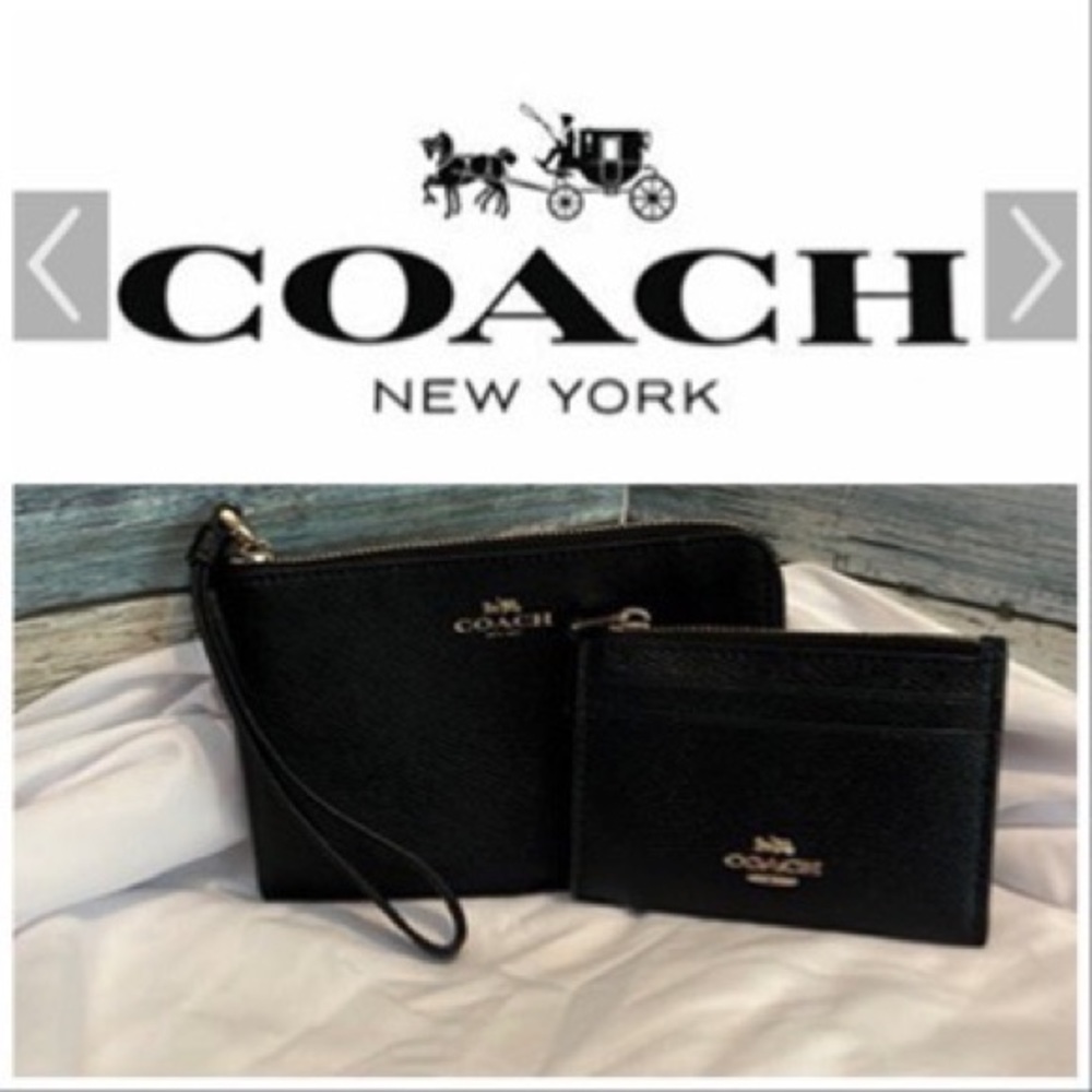 Coach Wristlet and ID card holder
